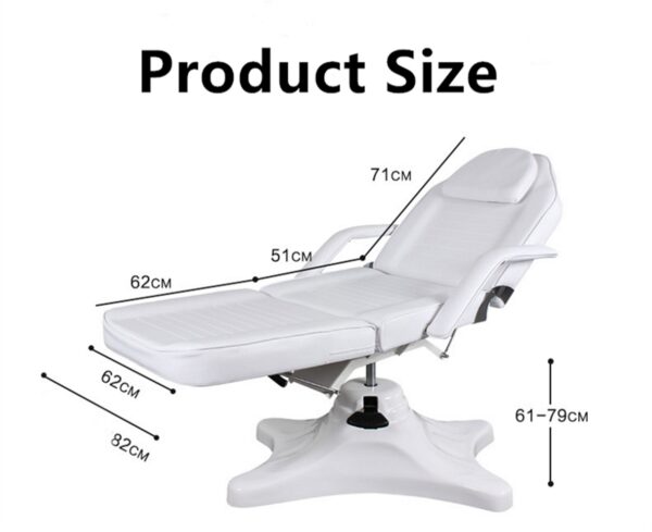 Dimensions of derma chair