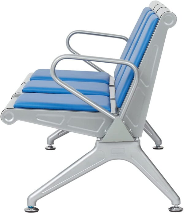 three Seater Waiting Chair with Cushion - Image 3
