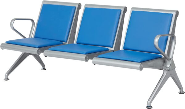 three Seater Waiting Chair with Cushion - Image 2