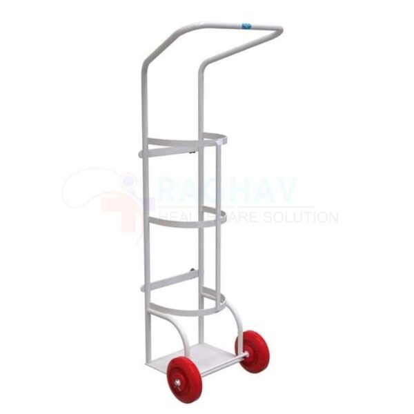 Hospital Oxygen Cylinder Trolley